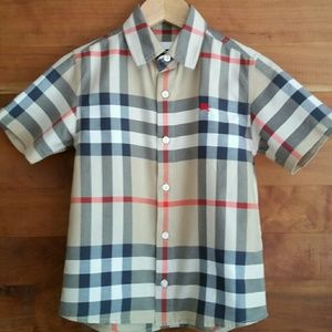 Authentic Burberry button down shirt size 5